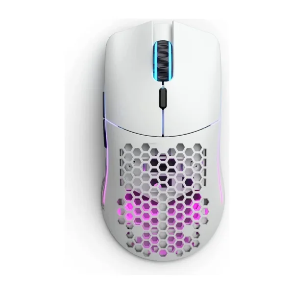 Glorious Model O GLO-MS-OW-MW Mat Beyaz RGB Şarjlı Optik Kablosuz Oyuncu Mouse