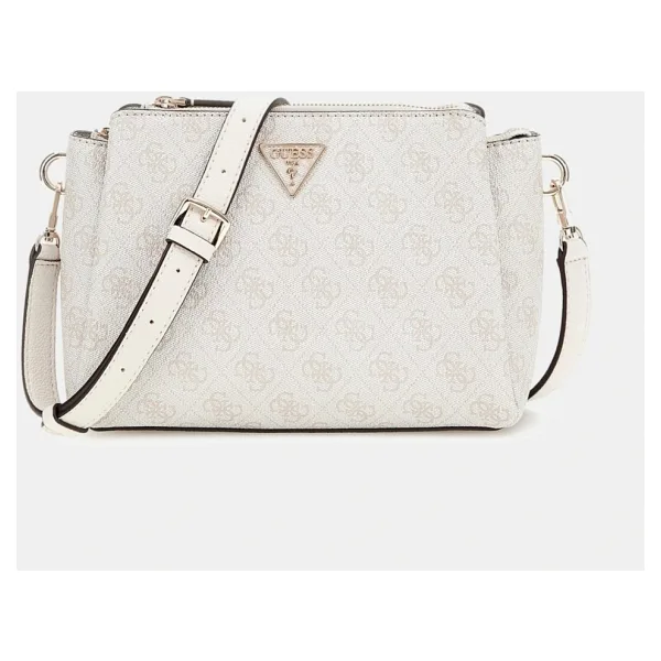 Guess Kadın Mavi Noelle Üç Bölmeli Crossbody Çanta