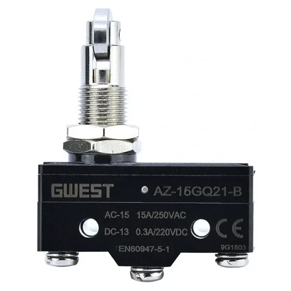 Gwest AZ-15GQ21-B Yan Dik Metal Makaralı Mikro Switch 15A 1NO + 1NC