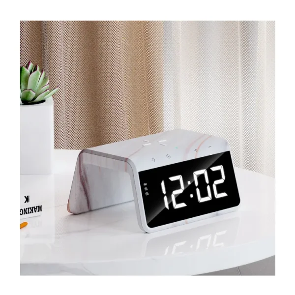 Havit W320 Saat ve Gece Lambalı Kablosuz Hızlı Şarj Aleti