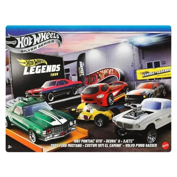 Hot Wheels Silver Series Legends Tour 6'lı Araba Seti JBY78