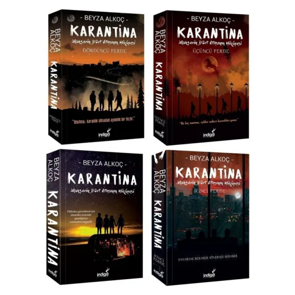 Karantina Serisi 4 Kitap Set - Beyza Alkoç