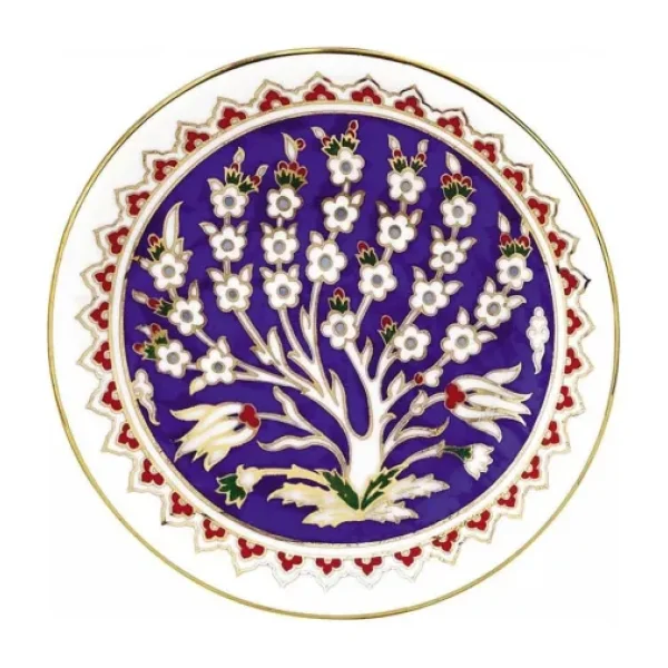 Kütahya Porselen 13 cm El Dekoru Tabak Dekor No 01168