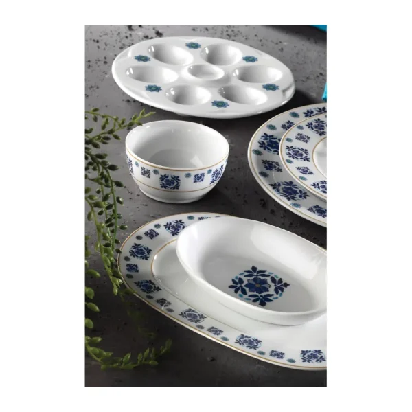 Kütahya Porselen Leonberg 22 Parça 10397 Desen Brunch Set