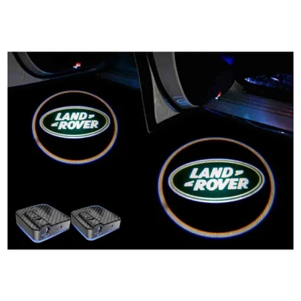 Land Rover Araçlar İçin Pilli Yapıştırmalı Kapı Altı Led Logo