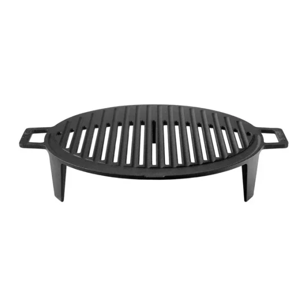 Lava 37 cm Kulplu Yuvarlak Döküm Mangal Izgarası
