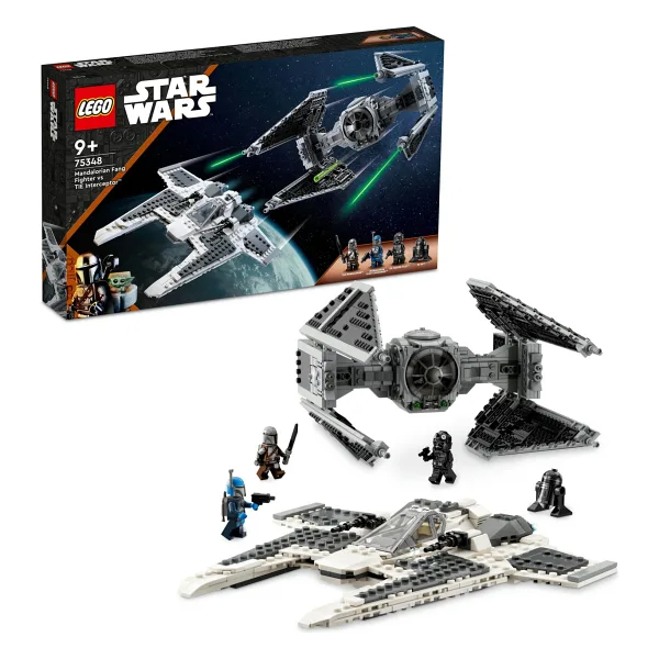 Lego 75348 Star Wars Mandalorian Fang Fighter TIE Interceptor'a Karşı