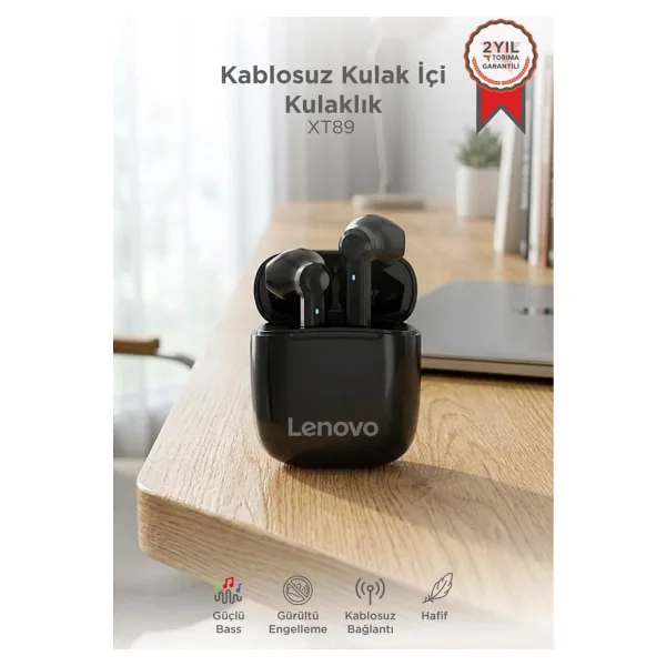 Lenovo XT89 TWS Kulak İçi Bluetooth Kulaklık