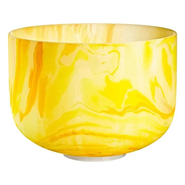 Meinl Sonic Energy 10" Marble Crystal Singing Bowl (E4, Yellow, 4