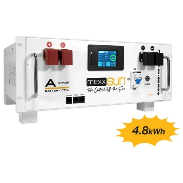Mexxsun 48 V Volt 100 A Amper Lityum Lifepo4 Batarya 4.8 Kwh