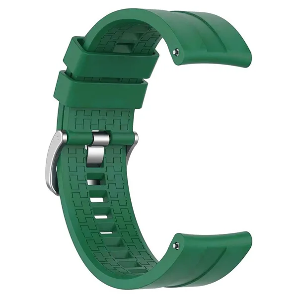 Microsonic Amazfit GTS 2 Mini Koyu Yeşil Silikon RapidBands Kordon