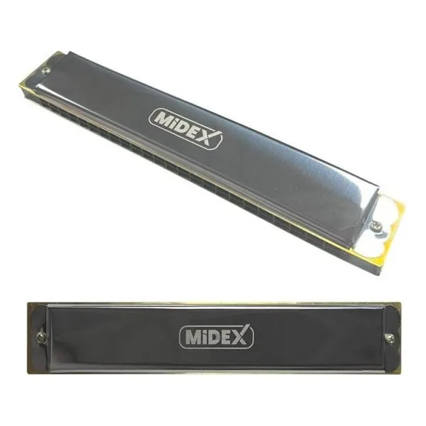 Midex HN-24SL 24 Delikli Gümüş Mızıka