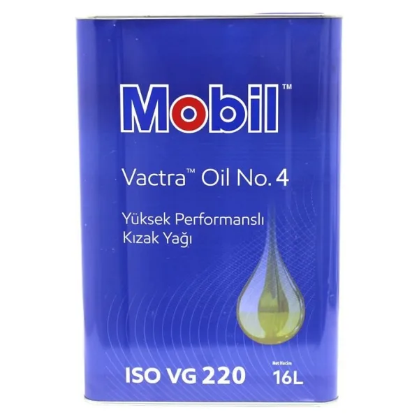 Mobil Vactra Oil No:4 16 Lt Yüksek Kaliteli Kızak Yağı