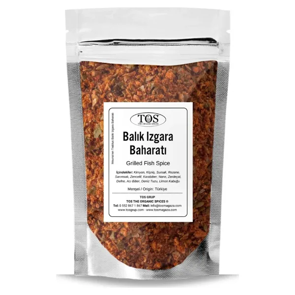 Mouna'nın Trablus Balık Izgara Baharatı 100 gr Mouna's Tripoli Grilled Fish Spice