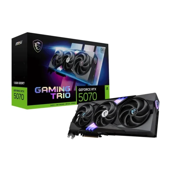 MSI RTX 5070 12G Gaming Trio OC G5070-12GTC 192 Bit GDDR7 12 GB Ekran Kartı