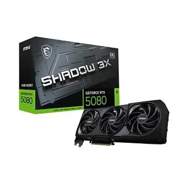 MSI RTX 5080 Shadow 3X OC 16G G5080-16S3C 256 Bit GDDR7 16 GB Ekran Kartı