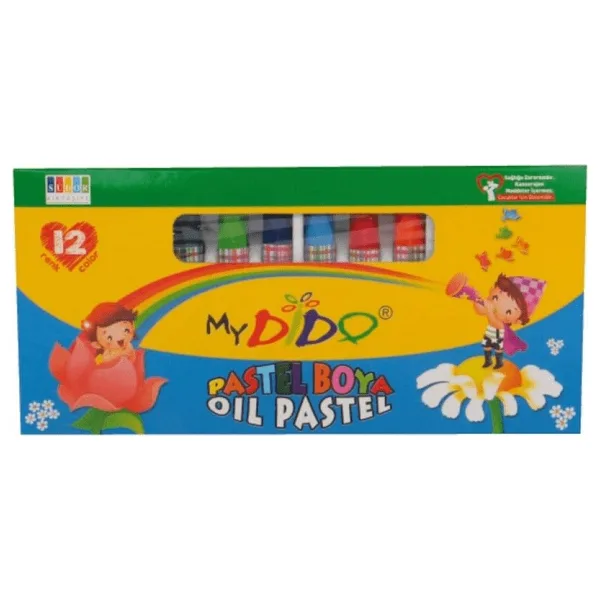 My Dido Pastel Boya 12LI - 2 Adet - Çok Renkli