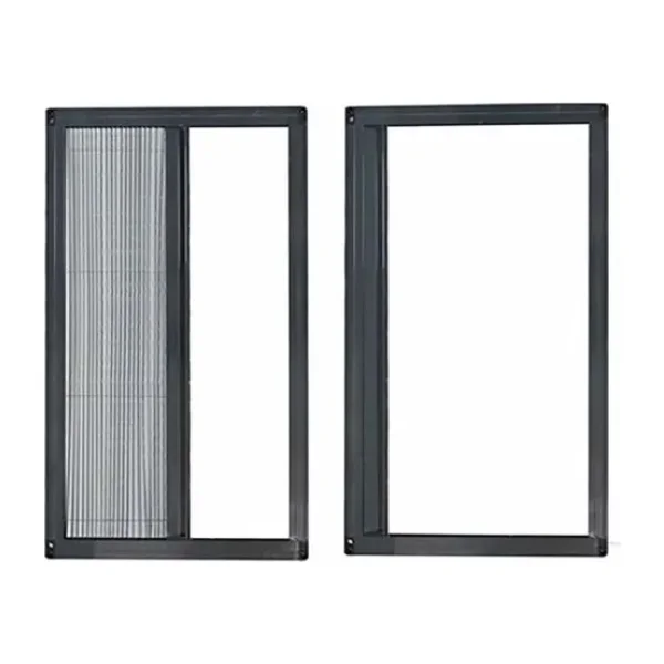 Oneplise Plise Pileli Sürgülü Kapı Sinekliği (Demir Kapı Ahşap Kapı Çelik Kapı Pimapen Kapı) - Antrasit - En: 120 cm - Boy: 220 cm