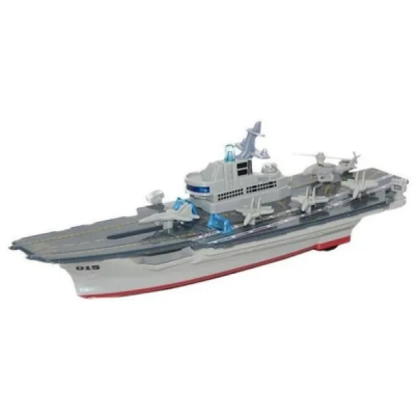 Oyuncak Fy015-6d Metal Uçak Gemisi Oyuncak Mini Boy 18 Cm ( Uçak Yok Üstünde)