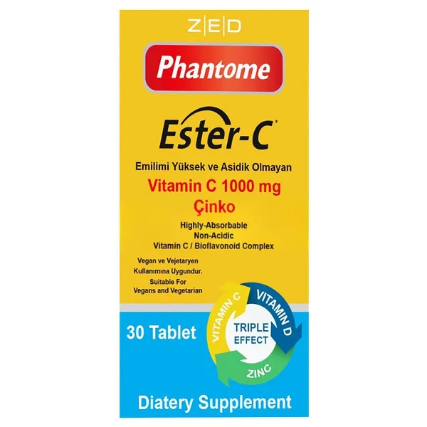 Phantome Vitamin C 1000 mg 30 Tablet