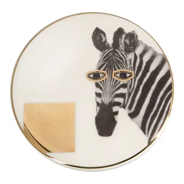 Porland 04ALM006624 Wild Life Zebra Bardak Altlığı 10 cm 6'lı