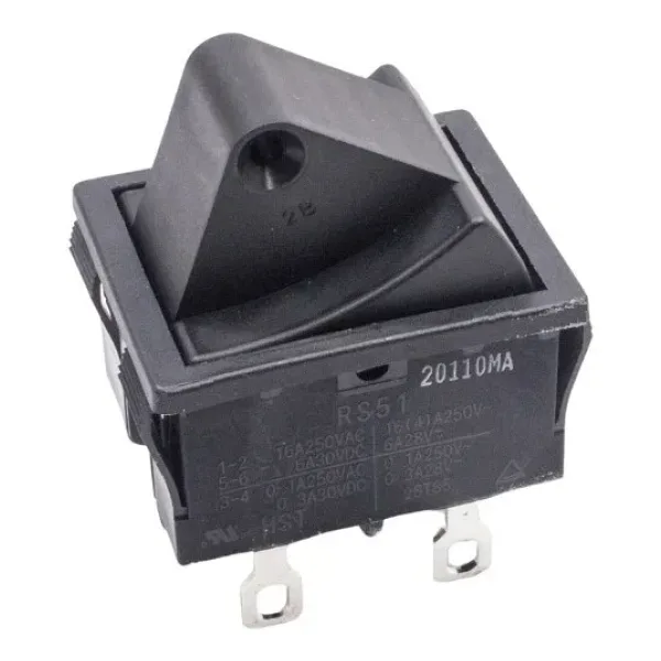 RS51 Işıksız On/Off Anahtar - 6 Pin