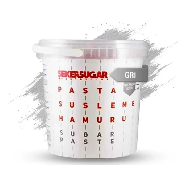 Şeker & Sugar Gri 1 kg Şeker Hamuru