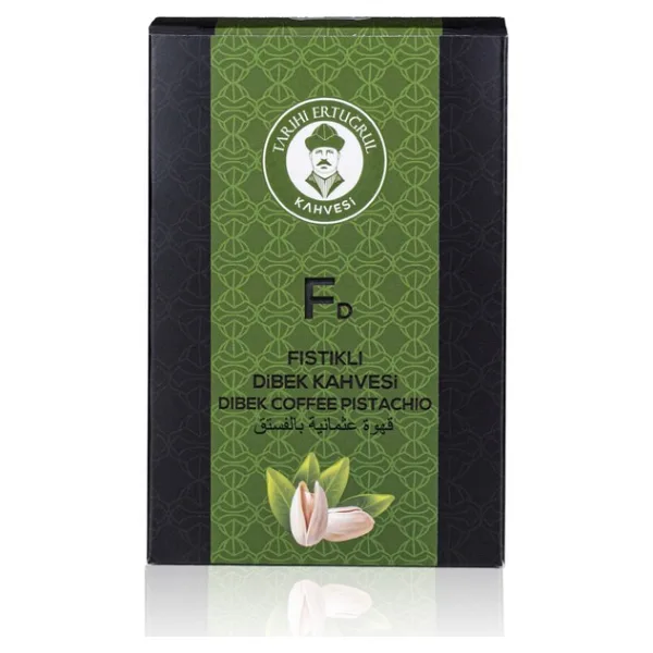 Tarihi Ertuğrul Kahvesi Fıstıklı Dibek Kahvesi Kutu 200 G - 200 gr