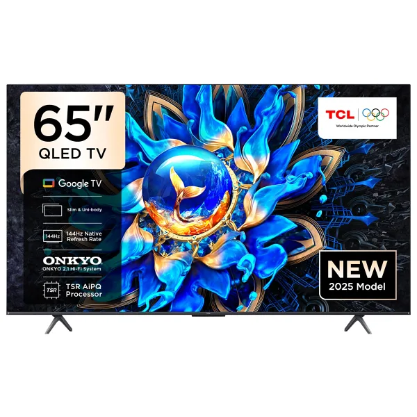 TCL 65T8C 4K Ultra HD 65" 165 Ekran Uydu Alıcılı Google Smart QLED TV