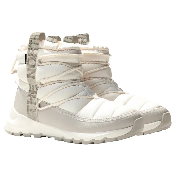 The North Face Thermoball Lace Up NF0A5LWD32F1 Su Geçirmez Beyaz Kadın Bot