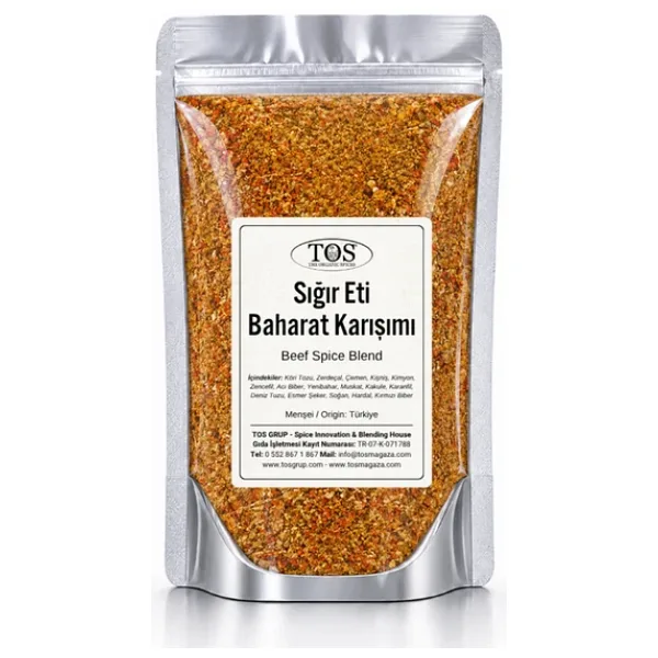 Tos The Organic Spices Sığır Eti Baharat Karışımı 250 gr