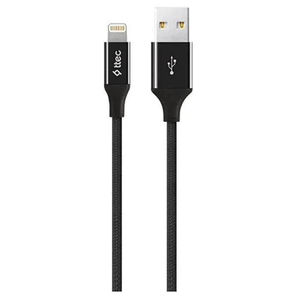 Ttec Alumicable Usb-a To Lightning Şarj Kablosu - Siyah