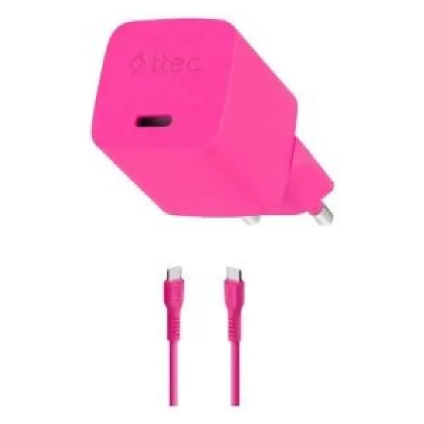 Ttec SmartCharger 2SCG20CNP 20 W Pembe Type-C Kablolu Hızlı Şarj Aleti