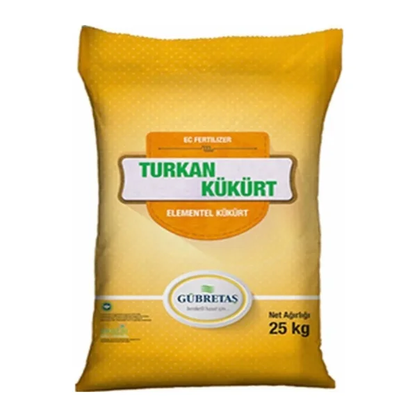 Türkan Kükürt 25 kg gübretaş
