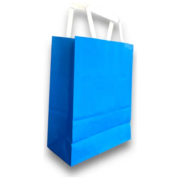 Umur Karton Çanta 9X18x23 ( Mavi 70Gr Kraft) - 1 Adet