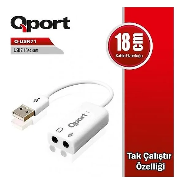 USB TO 7.1 SES KARTI (Q-USK71)