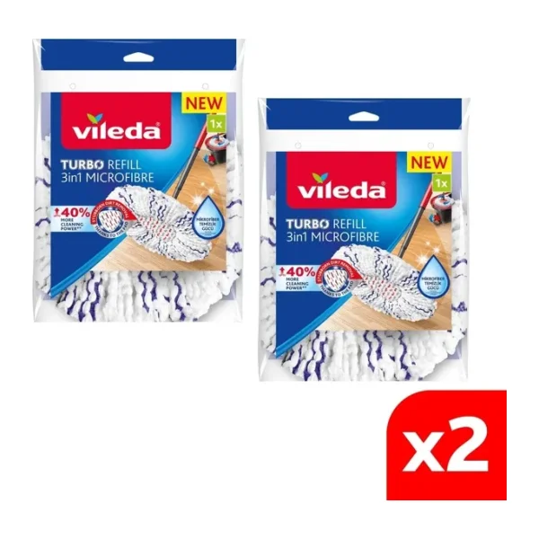 Vileda Turbo 3in1 Extra Pedli Yedek Paspas 2 Adet