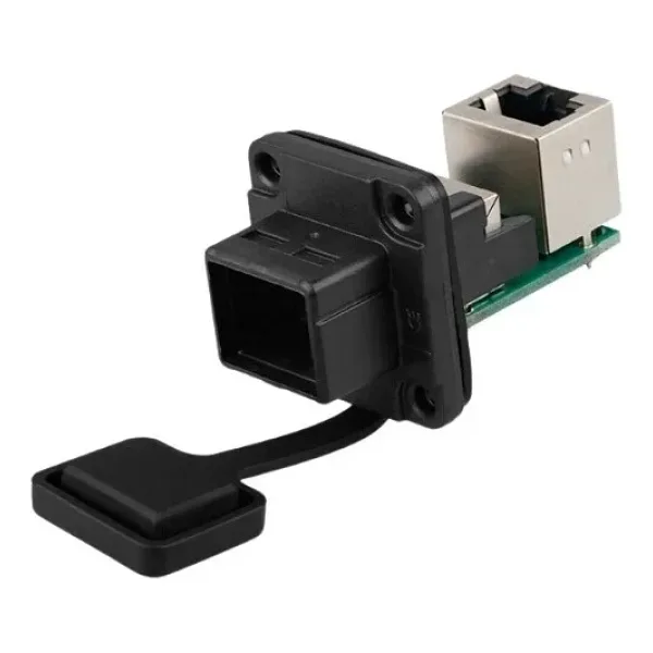 YT-RJ45-JSX-08-001 Su Geçirmez Ethernet Konnektörü - Dişi