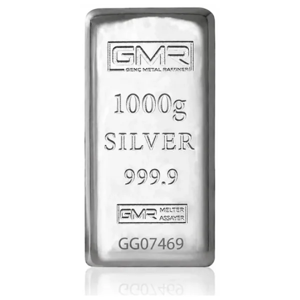 1 kg Külçe Gümüş
