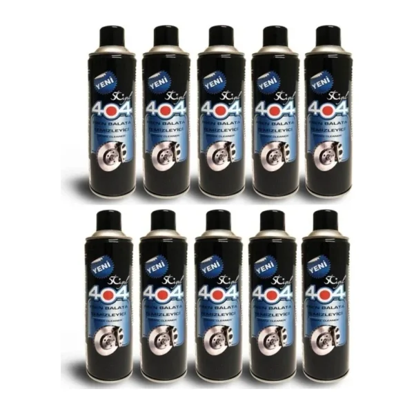 404 Kimya Fren Balata Genel Temizleme Sprey 500 ml 10 Adet