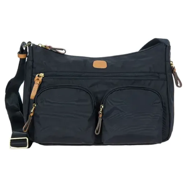 5055 Bric's X-Bag Postacı Çantası 34x24x8/14 cm