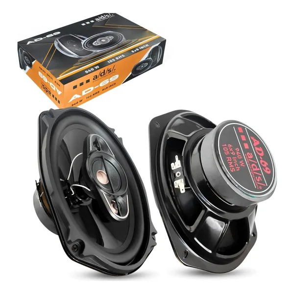 Ads Ad-69 Oto Hoparlör Oval 6X9 İnç 940 Watt (150 Rms) Tweeterli 2 Adet