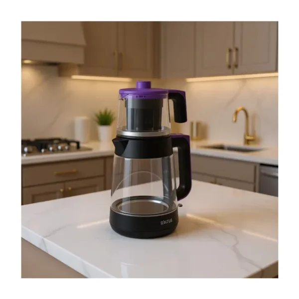 Altus AL 796 S 1900 W Siyah Cam Çay Makinesi