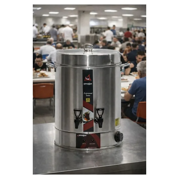 ARMAĞAN 250 BARDAK ÇAY OTOMATI ELEKTRİKLİ SEMAVER ÇAY MAKİNESİ ÇİFT MUSLUK 2500W (4745)