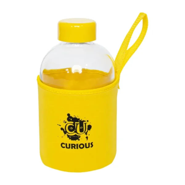 Biggdesign Moods Up Curious Neopren Kılıflı 600 ml Cam Matara