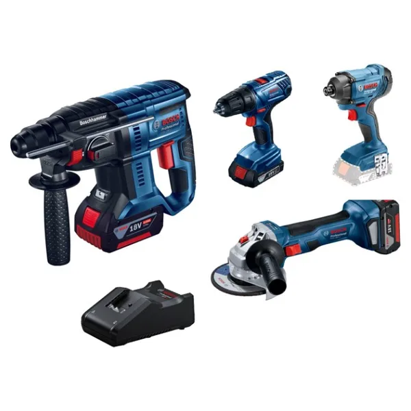 Bosch Dörtlü Montaj Seti - 3 ( Gws 180-LI , , Gbh 180-LI, Gsr 180 Li , Gdr 18V-160 )