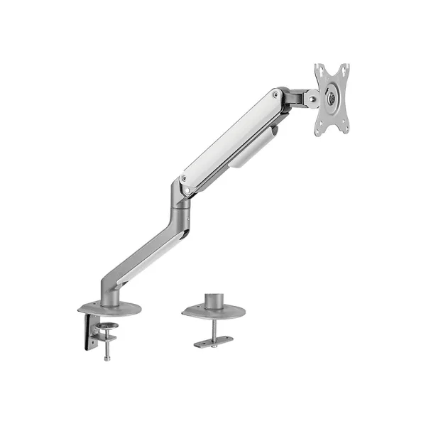 Brateck LDT63-C012 Gümüş 17-32 inç Tek Kollu Amortisörlü Monitör Standı