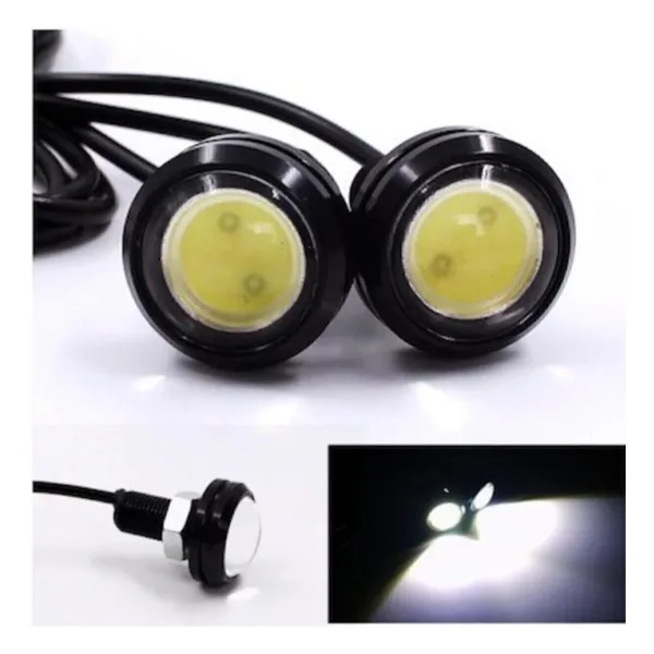 Carub Altı Led Kartal Göz Led Buz Mavisi Ayna 2 Adet