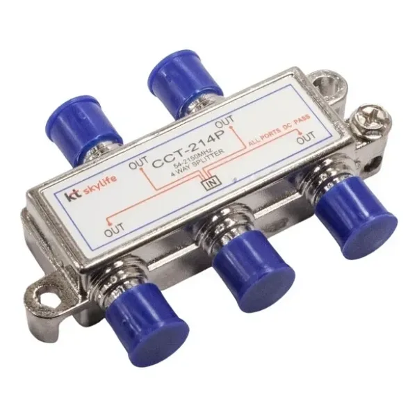 CCT-214P 4 Yollu CATV Uydu Anten Çoklayıcı Splitter