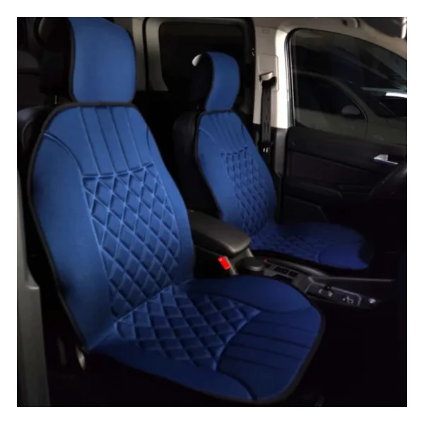 Chevrolet Aveo Lüx Oto Koltuk Minderi Ön 2'li Set ELEGANCE Serisi MAVİ